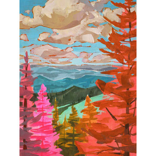 Road Trip - Smokies Stretched Canvas Wall Art