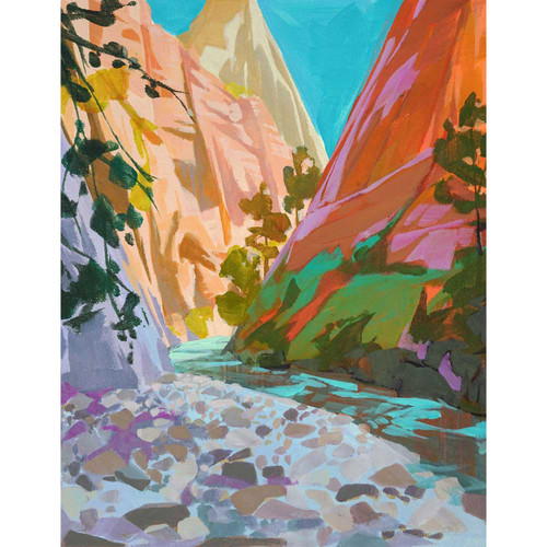 Road Trip - Zion Stretched Canvas Wall Art