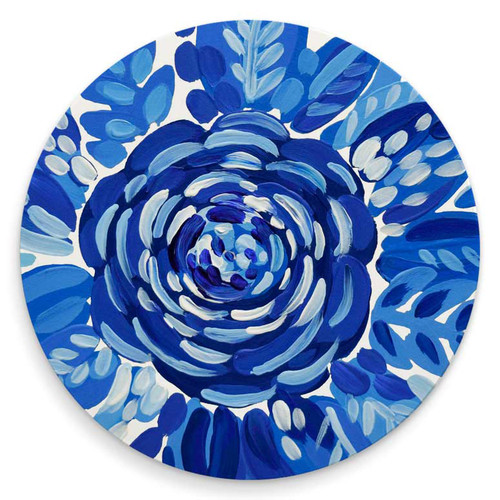 Blue And White Flower Garden 2 Coaster