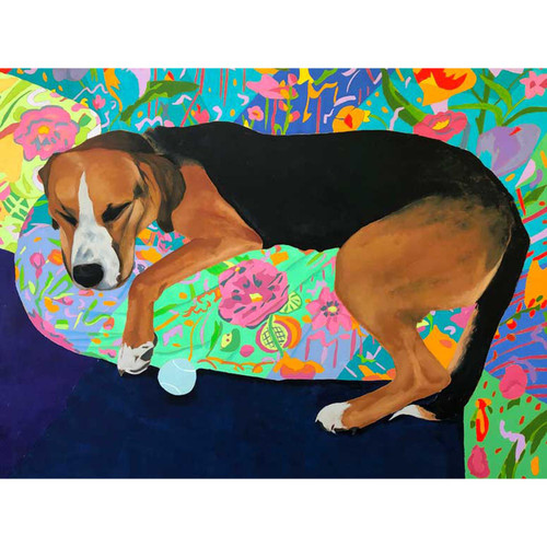 Dog Tales - Lucky 2 Stretched Canvas Wall Art