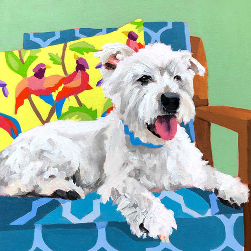 Dog Tales - Bella Stretched Canvas Wall Art