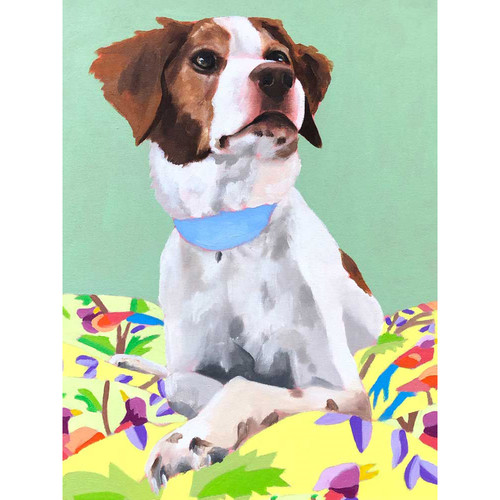 Dog Tales - Pepper Stretched Canvas Wall Art