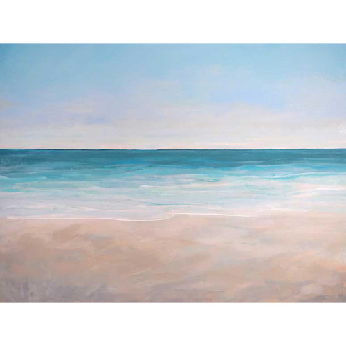 Beach Please Stretched Canvas Wall Art