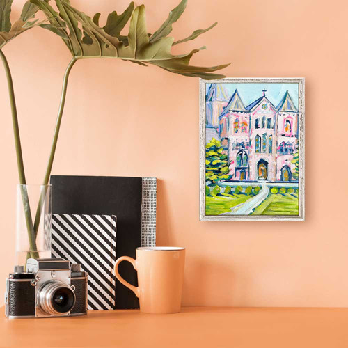 Pink Cathedral Mini Framed Canvas