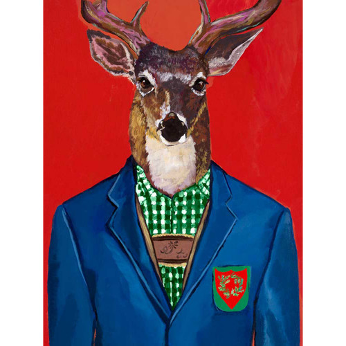 Holiday - Fancy Fauna - Sir Buck Stretched Canvas Wall Art