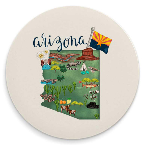 State Map - Arizona Coaster