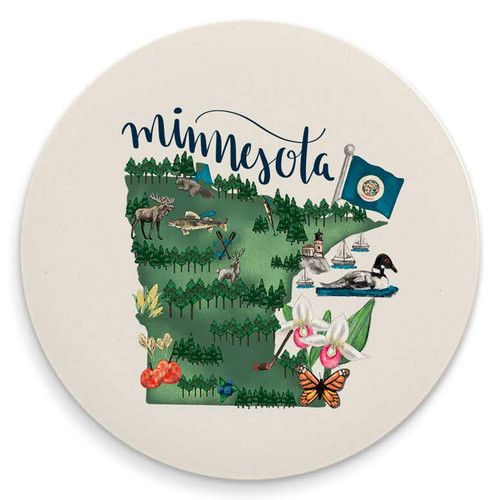 State Map - Minnesota Coaster