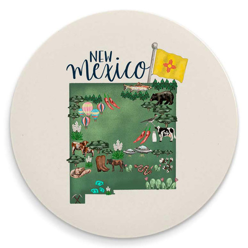 State Map - New Mexico Coaster