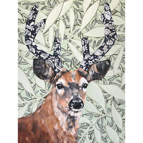 Magnus The Buck Stretched Canvas Wall Art
