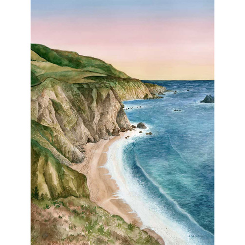 Lovely Landscapes - Big Sur Stretched Canvas Wall Art