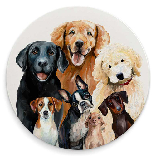 Best Friend - Golden Retriever & Pack Coaster