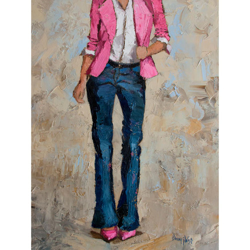 Figurative - Business Casual Stretched Canvas Wall Art