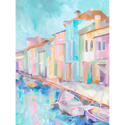 Seaport 2 Stretched Canvas Wall Art