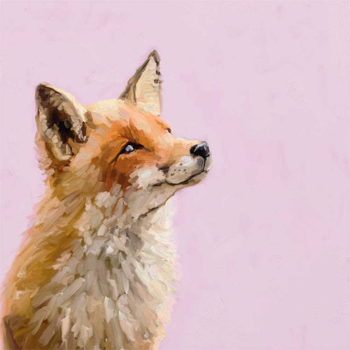Buttercup Fox Stretched Canvas Wall Art