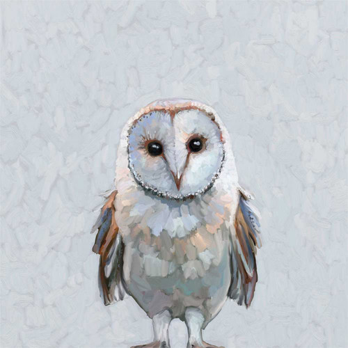 In This Together Owl Stretched Canvas Wall Art