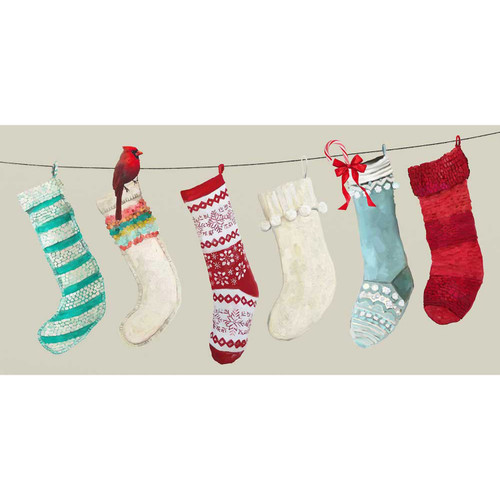 Holiday - Fill Our Stockings Stretched Canvas Wall Art