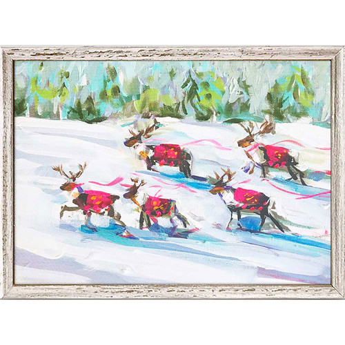 Holiday - Reindeer Ready Mini Framed Canvas
