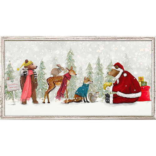 Holiday - Santa Claws And Friends Mini Framed Canvas