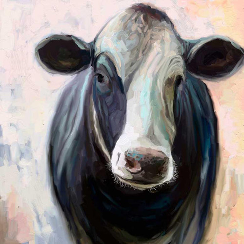 Cow Life 2 Stretched Canvas Wall Art