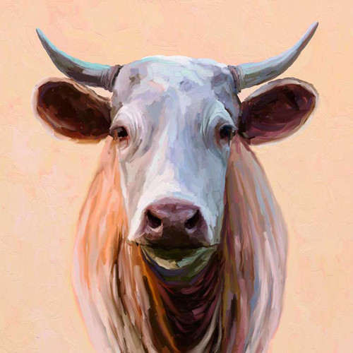 Cow Life 3 Stretched Canvas Wall Art