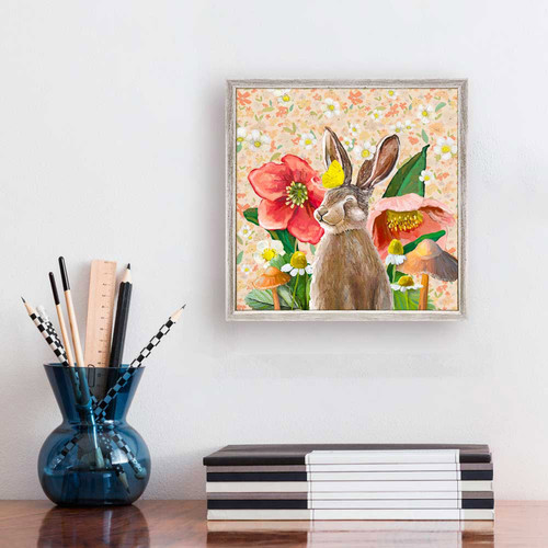 Forest Magic - Among The Flowers Mini Framed Canvas