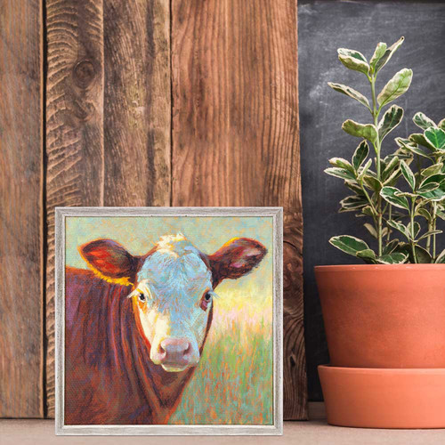 Pastoral Portraits - A Moment Alone Mini Framed Canvas