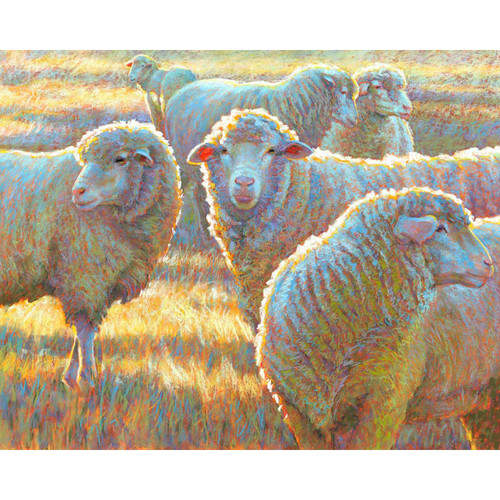 Pastoral Portraits - Gentle Grazing Stretched Canvas Wall Art