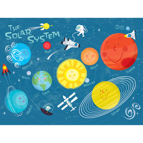 It's The Solar System Stretched Canvas Wall Art