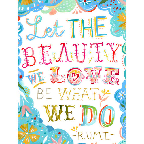 Beauty We Love Stretched Canvas Wall Art