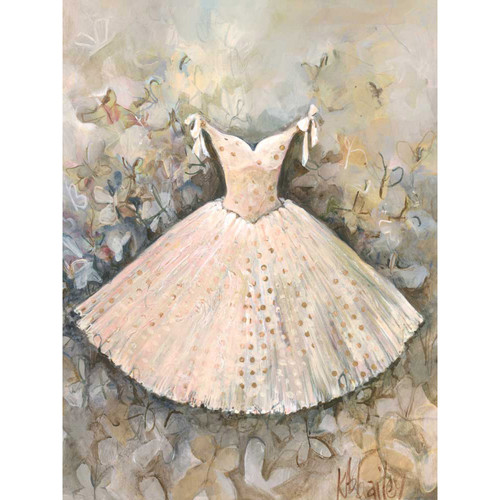 Cotillion Dress Stretched Canvas Wall Art
