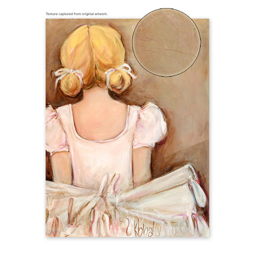 Beautiful Ballerina- Blonde Stretched Canvas Wall Art