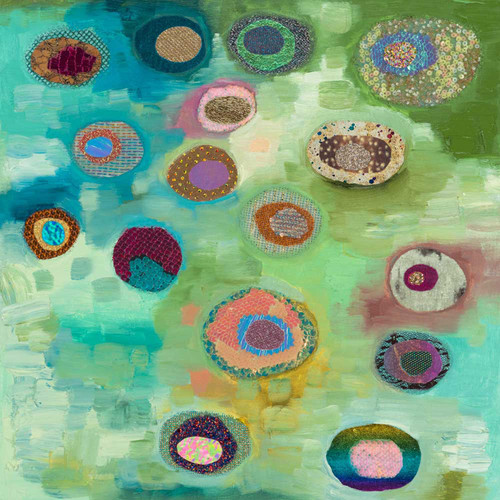 Bursts Of Color - IV Stretched Canvas Wall Art
