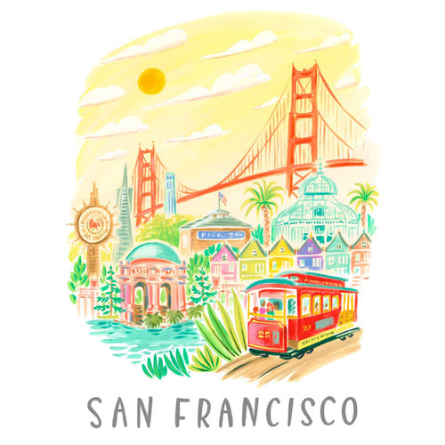 City Pride - San Francisco Stretched Canvas Wall Art