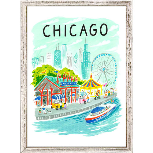 City Pride - Chicago Mini Framed Canvas