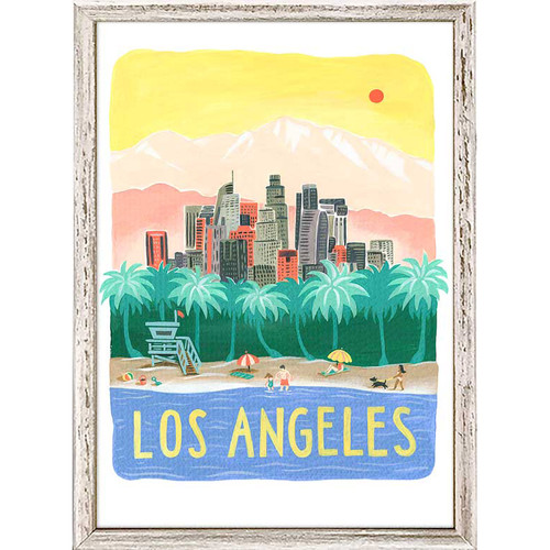 City Pride - Los Angeles Mini Framed Canvas