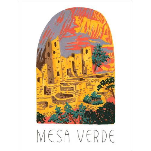 National Parks - Mesa Verde Stretched Canvas Wall Art
