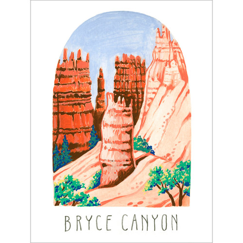 National Parks - Bryce Canyon Stretched Canvas Wall Art