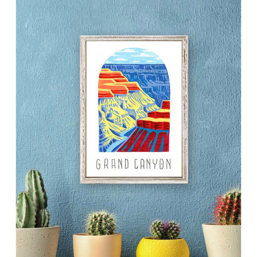 National Parks - Grand Canyon Mini Framed Canvas