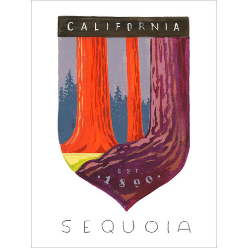 National Parks - Sequoia Stretched Canvas Wall Art