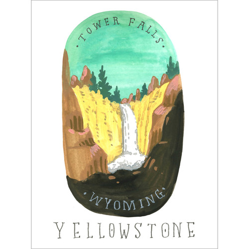National Parks - Yellowstone Stretched Canvas Wall Art