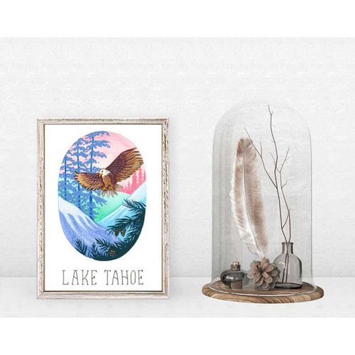 National Treasure - Lake Tahoe Mini Framed Canvas