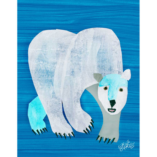 Eric Carle's Polar Bear Cover Stretched Canvas Wall Art