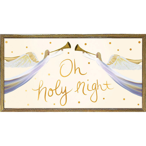 Holiday - Holy Angels Embellished Mini Framed Canvas