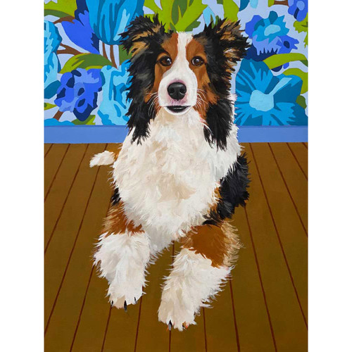 Dog Tales - Ruby II Stretched Canvas Wall Art