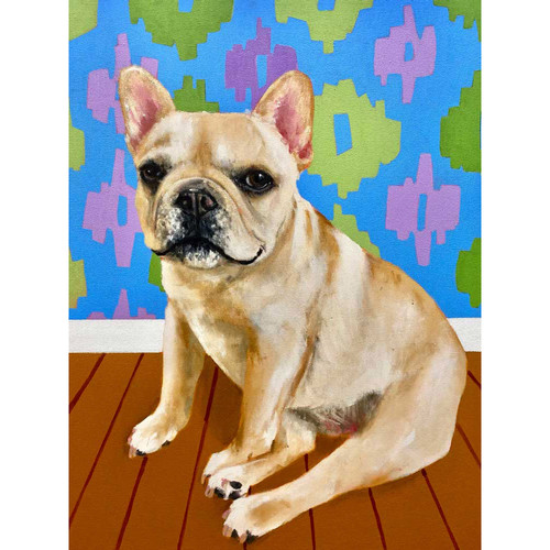 Dog Tales - Polly Stretched Canvas Wall Art