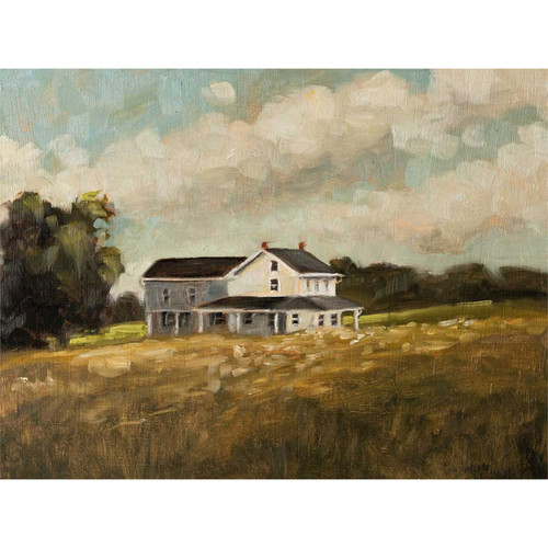 Country House Stretched Canvas Wall Art