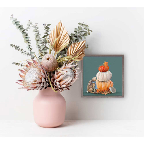 Fall - Autumn Blessings Mini Framed Canvas