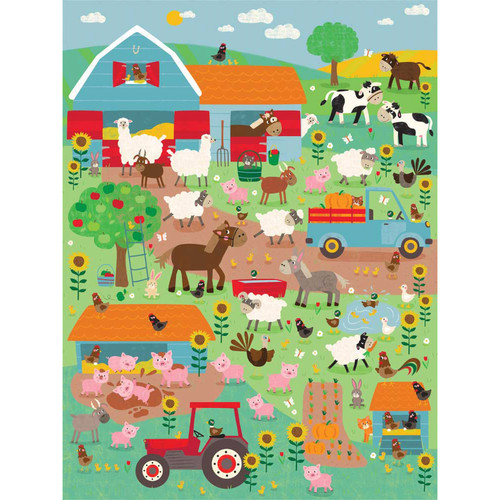 Farm Living Stretched Canvas Wall Art