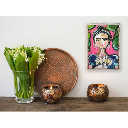 Flowers From Diego Mini Framed Canvas