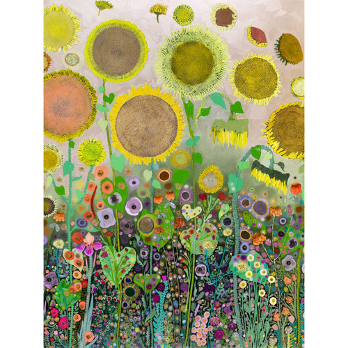 Sunflower Garden Stretched Canvas Wall Art